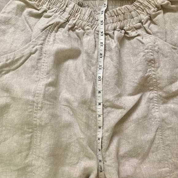 Elizabeth Suzann Clyde Workpants in Flax Midweight Linen, Size 1X - Picture 12 of 16